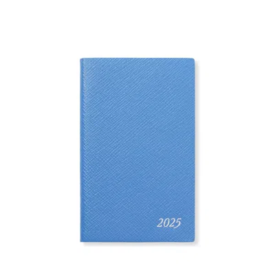Smythson 2025 Panama Weekly Diary In Nile Blue