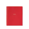 Smythson 2025 Premier Daily Fashion Diary In Panama In Scarlet Red