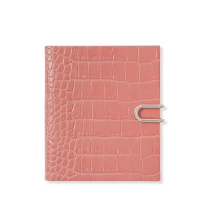 Smythson 2025 Premier Daily Fashion Diary With Slide In Mara In Rose