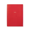 Smythson 2025 Soho Daily Agenda In Panama In Scarlet Red