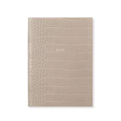 Smythson 2025 Soho Weekly Diary In Mara In Sandstone