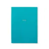 Smythson 2025 Soho Weekly Diary In Panama In Bright Turquoise