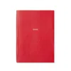Smythson 2025 Soho Weekly Diary In Panama In Scarlet Red