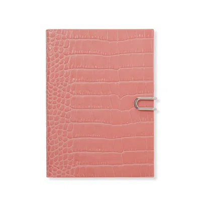 Smythson 2025 Soho Weekly Diary With Slide In Mara In Rose
