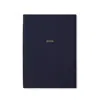 Smythson 2025 Soho Weekly Vertical Agenda In Panama In Navy