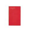 Smythson 2025 Sporting Weekly Diary In Panama In Scarlet Red