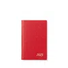 Smythson 2025 Wafer Weekly Agenda In Panama In Scarlet Red