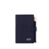 Smythson 2025 Wafer Weekly Agenda With Pencil In Panama In Navy