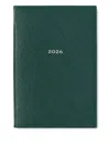 Smythson 2026 Chelsea Weekly Diary (11.2cm X 16.7cm) In Green