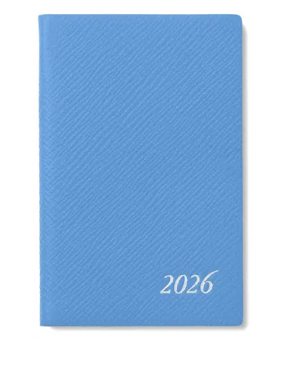 Smythson 2026 Panama Diary In Blue