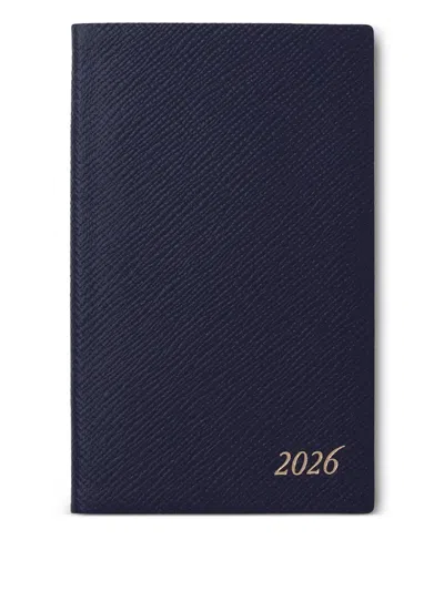 Smythson 2026 Panama Diary In Blue