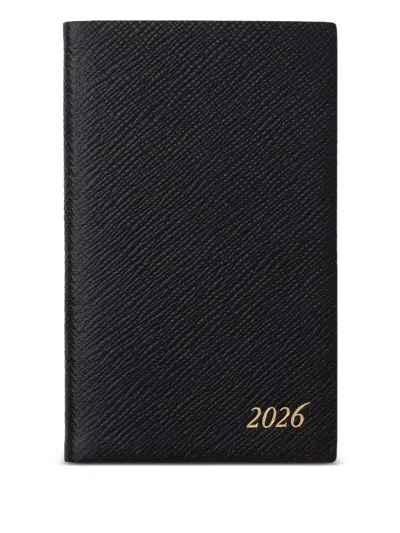 Smythson 2026 Panama Weekly Diary In Black