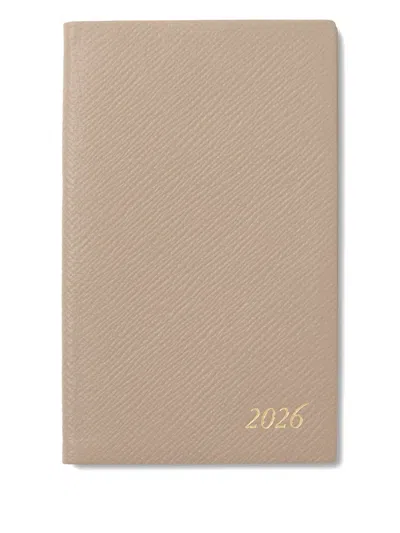 Smythson 2026 Panama Weekly Diary In Neutral