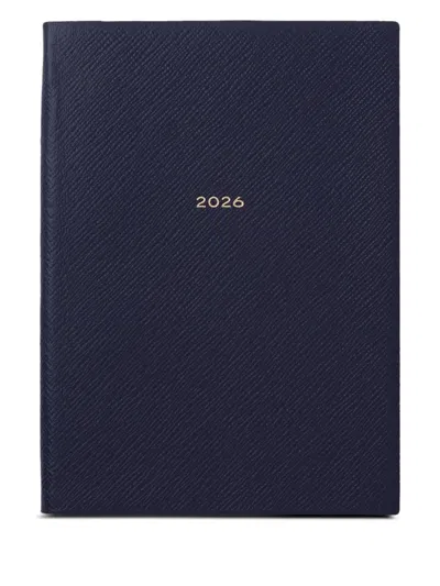 Smythson 2026 Soho Weekly Diary In Blue