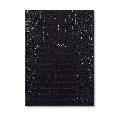 Smythson 2026 W1 Diary In Mara In Nile Blue