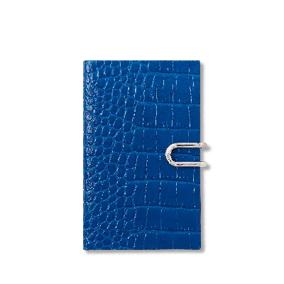 Smythson 2026-2027 Panama Weekly Diary With Slide In Mara In Cerulean