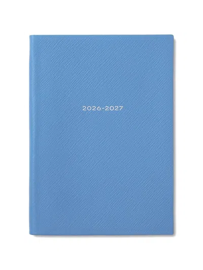 Smythson 2026-2027 Soho Weekly Diary In Blue