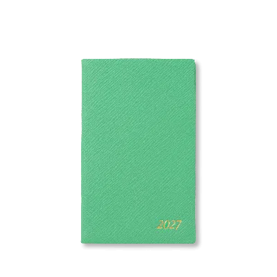 Smythson 2027 Panama Weekly Diary In Shamrock
