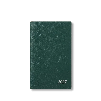Smythson 2027 Panama Weekly Diary With Pocket In Forest