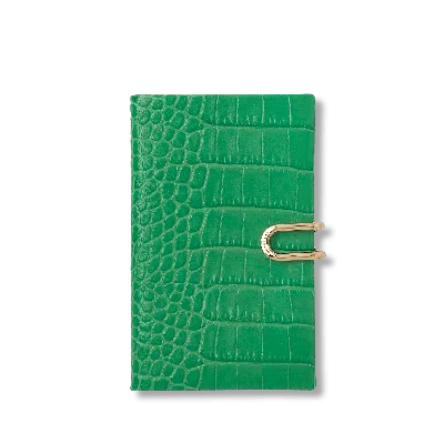 Smythson 2027 Panama Weekly Diary With Slide In Mara In Jade