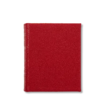 Smythson 2027 Royal Court Daily Diary In Scarlet Red