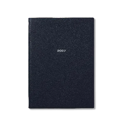 Smythson 2027 Soho Weekly Diary In Ludlow In Navy