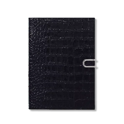 Smythson 2027 Soho Weekly Diary With Slide In Mara In Navy
