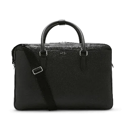 Smythson 48 Hour Travel Bag In Ludlow In Black