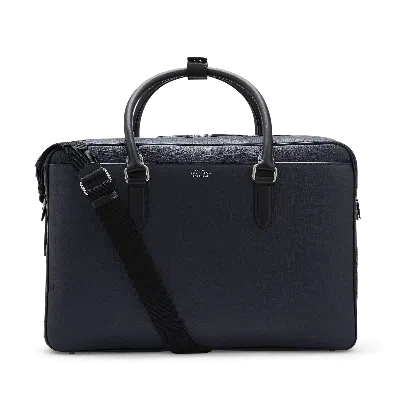 Smythson 48 Hour Travel Bag In Ludlow In Navy