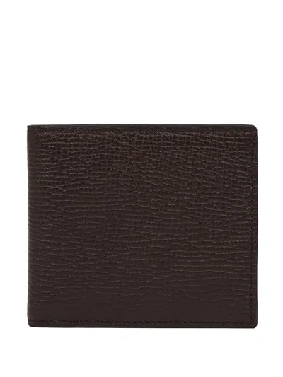 Smythson 6 Card Slots Wallet In Brown
