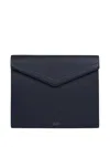 Smythson A4 Envelope Writing Folder (20.5cm X 23cm) In Black