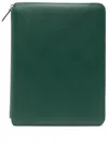 Smythson A4 Writing Folder In Green