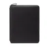 Smythson A4 Writing Folder With Zip In Ludlow In Black