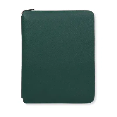 SMYTHSON SMYTHSON A4 WRITING FOLDER WITH ZIP IN PANAMA