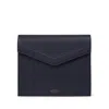 Smythson A5 Envelope Writing Folder In Panama In Navy