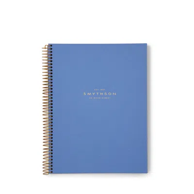 Smythson A5 Spiral Bound Refill Pad In Gold
