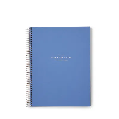 Smythson A5 Spiral Bound Refill Pad In Silver