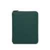 Smythson A5 Writing Folder With Zip In Panama In Forest