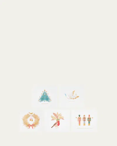 Smythson Assorted Festive Greeting Cards, Set Of 10