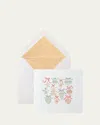 Smythson Baubles Holiday Cards, Set Of 10 In White