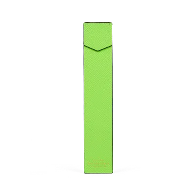 Smythson Bookmark In Panama In Green