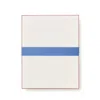 Smythson Bordered Kings Writing Paper In Poinsettia Red