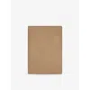 Smythson Grained Leather Passport Cover Bronze In Brown