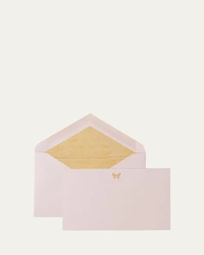 Smythson Butterfly Note Cards, Set Of 10