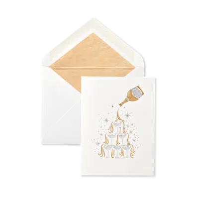 Smythson Champagne Christmas Card Set