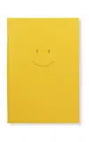 Smythson Happiness Chelsea Notebook In Panama In Lemon