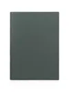 Smythson 첼시 레더 노트 In Green
