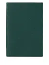 Smythson Chelsea Leather Notebook (16.7cm X 11.2cm) In Green