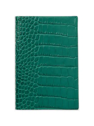 Smythson Chelsea Mara Notebook In Green