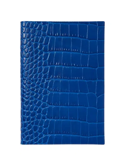 Smythson Chelsea Notebook In Blue